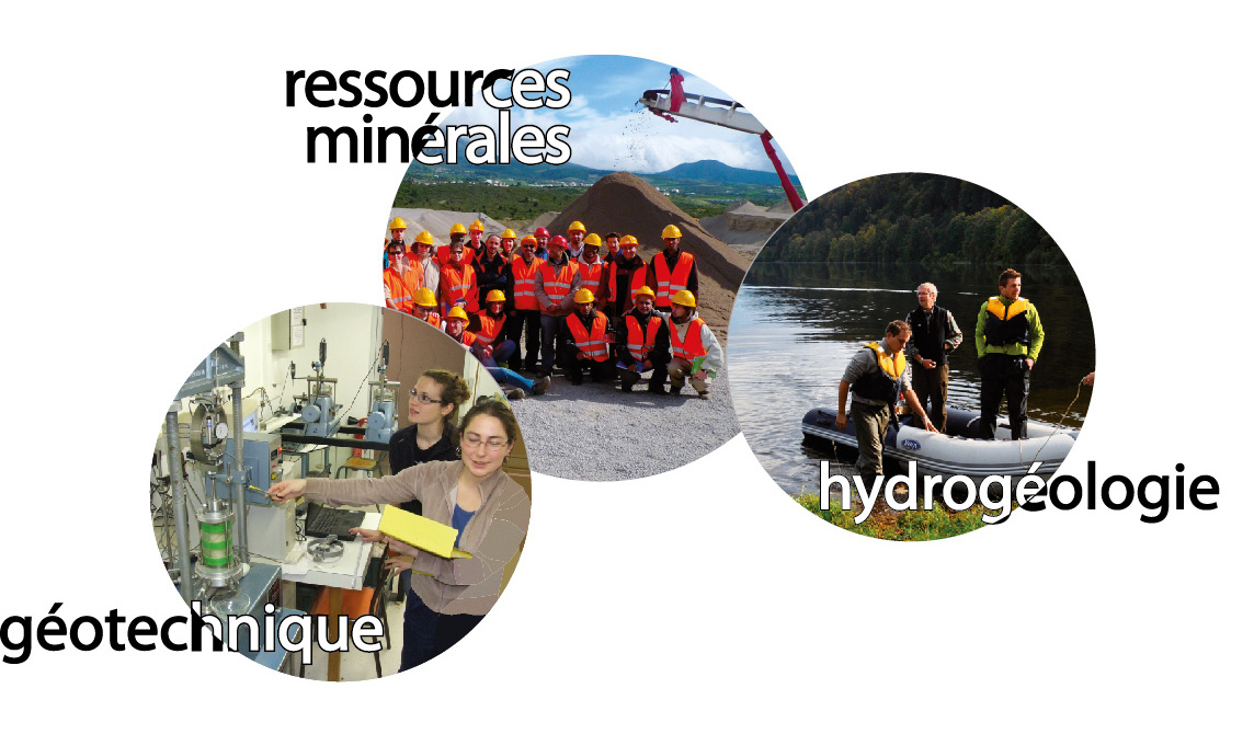 Les 3 spécialités du CMI Géologie Appliquée