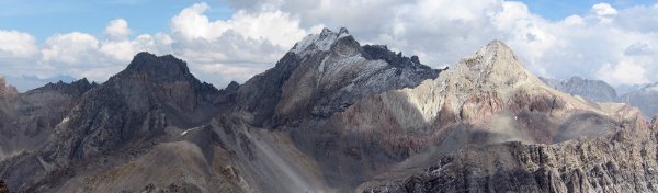 Panorama dans les Alpes